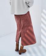 ストレッチコーデュロイ スカート